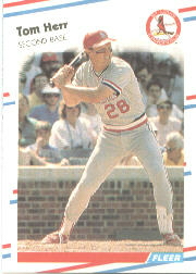 1988 Fleer Baseball Cards      035      Tom Herr
